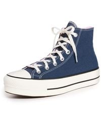 Converse - Chuck Taylor All Star Lift Platform Sneaker blau 37.5 - Lyst