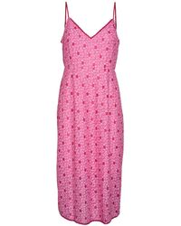 Vero Moda - Bestseller A/s Vmsoney Lace Singlet Calf Dress Wvn - Lyst
