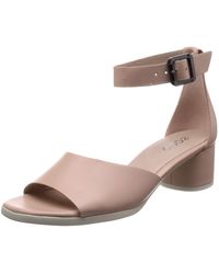 ecco block heel sandals