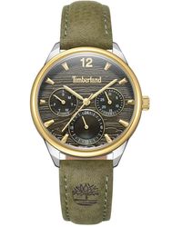 Timberland - Analogue Quartz Watch With Leather Strap Tdwlf2231901 - Lyst