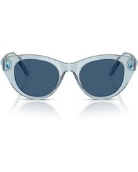 Swarovski - Sk6025f Low Bridge Fit Sunglasses - Lyst