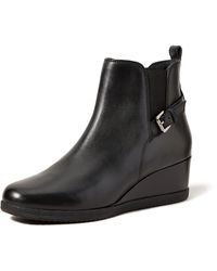 Geox - D Anylla Wedge C Ankle Boots - Lyst