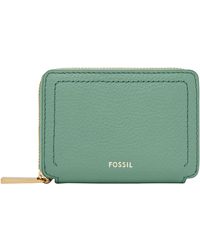 Fossil - Logan Zip Card Case - Lyst