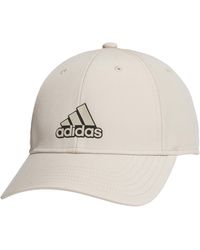 adidas - Alliance Medium Crown Structured Adjustable Fit Strapback Hat - Lyst