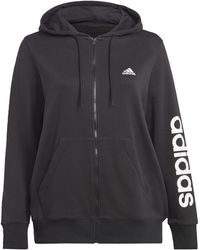 adidas - Essentials Lineaire Full-zip French Terry - Lyst
