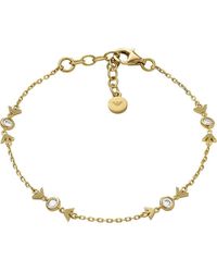 Emporio Armani - Armband aus Sterlingsilber mit Karabiner- oder Schieberverschluss - Lyst