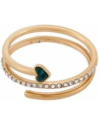 Fossil - Anelli aperti da donna in acciaio inossidabile - Lyst