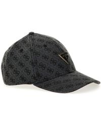 Guess - Katya Baseball Cap Coal Logo - Lyst