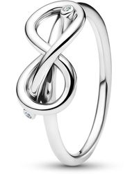 PANDORA - 193759c01 Ring Silver Infinity Knot - Lyst