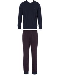 Emporio Armani - Pattern Mix Pyjama Long Sleeve Pants Pajama Set - Lyst