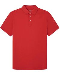 Hackett - Hackett Garment Jersey Short Sleeve Polo S - Lyst