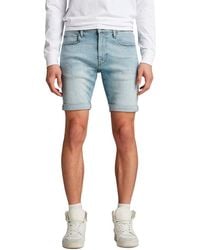 G-Star - 3301 Slim Shorts - Lyst