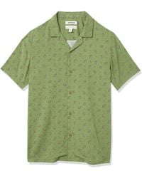 Goodthreads Slim-fit Short-sleeve Camp Collar Hawaiian - Green