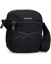 Reebok - Newport Crossbody Bag Medium Black 17x22x6 Cm Polyester - Lyst