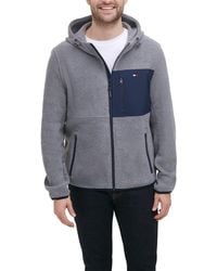 Tommy Hilfiger - Hooded Performance Fleece Jacket - Lyst