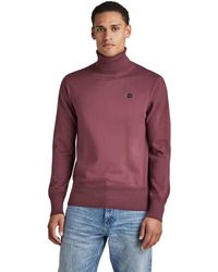 G-Star RAW - Premium Core Turtle Knit Pullover Sweater - Lyst
