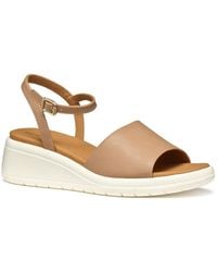 Geox - D MELICONIA A Wedge Sandal - Lyst