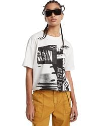 G-Star - G-Star Multi Print Loose Top - Lyst