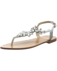 Dorothy Perkins Fabrice Open Toe Sandals - Metallic