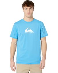 Quiksilver - Solid Streak Ss Short Sleeve Rashguard Surf Shirt - Lyst