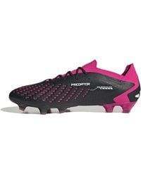 adidas - Fussballschuhe Predator Accuracy.1 L FG Core Black/FTWR White/Pink 44 2/3 - Lyst
