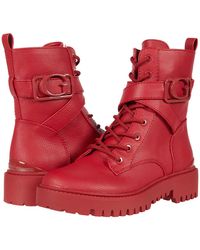 g by guess balmy combat boot