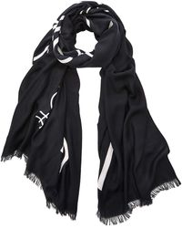 Calvin Klein 80x200cm Bind Scarf Sciarpa - Nero
