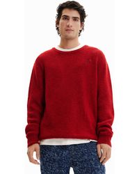 Desigual - Jers_amadeo 3007 Borgoña Jumper Sweater - Lyst