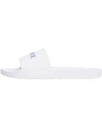 Tommy Hilfiger - Hilfiger Print Tumble Pool Slide Fm0fm0fm05505 Slides - Lyst