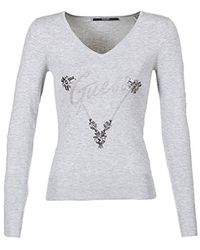 Guess Emma Maglierie e Pullover Donne Grigio Maglioni