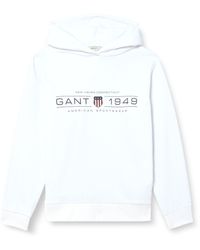 GANT - REG Shield Hoodie Kapuzenpullover - Lyst