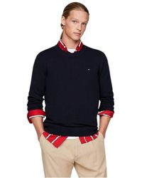 Tommy Hilfiger - Chain Ridge Structure C Neck Pullovers - Lyst