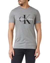 Calvin Klein - ICONIC MONOGRAM SS SLIM TEE T-Shirt - Lyst