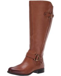 naturalizer jillian wide calf boots