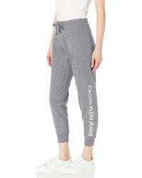 Calvin Klein Track pants and sweatpants for Women - Up to 75% off | Lyst