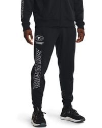 Under Armour - Project Rock Rival joggers - Lyst