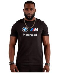 PUMA - Bmw M Motorsport Essentials Logo T-shirt - Lyst