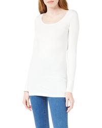 Vero Moda - Dünnes Langarm Shirt 2-er Stück Set Basic Stretch Oberteil Pack aus Baumwolle VMMAXI - Lyst