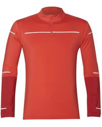 Asics - Show Winter ica Lunga 1/2 Zip Top da Corsa - SS19 - Lyst
