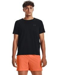 Under Armour - S Iso Chill Laser Heat Short Sleeve T-shirt Black/reflect L - Lyst