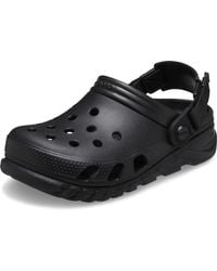 Crocs™ - Duet Max Clog Black Size 7 Uk / 8 Uk - Lyst