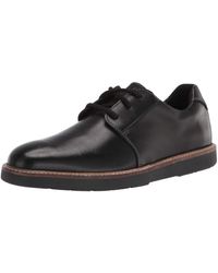 clarks men's grandin plain oxford black