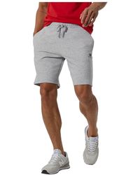New Balance - Nb Essentials Celebrate Men's Short Shorts - Ms21503, Athletic Grey, L - Lyst