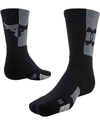 Under Armour - Project Rock Playmaker Crew Socks Large - Lyst