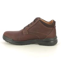 Clarks Lace Batcombe Alp Gore-tex Nubuck Hiking Style Boots in Black for  Men | Lyst UK