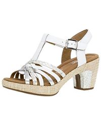 Gabor Sandaletten 22.736, Frauen Sandaletten, Sommerschuhe - Mettallic