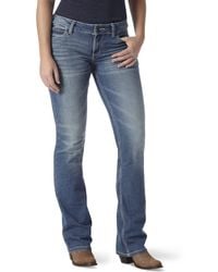 Wrangler - Retro Mae Mid Rise Stretch Boot Cut Jeans - Lyst