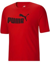 PUMA - Essentials Logo Tee T-shirt - Lyst