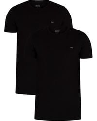 DIESEL - Set di tre di T-shirt girocollo - Lyst