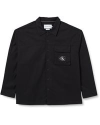 Calvin Klein - Plus Utility Overshirt Casual Shirts - Lyst